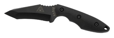 Ka-Bar 2486 TDI Hell Fire 3.56" Recurve Tanto 1095 Blade, Black Handle - View 2