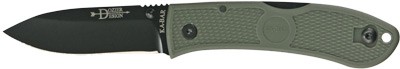 Ka-Bar 4062FG Dozier Hunter 3" AUS-8A Blade Foliage Green Handle - View 2
