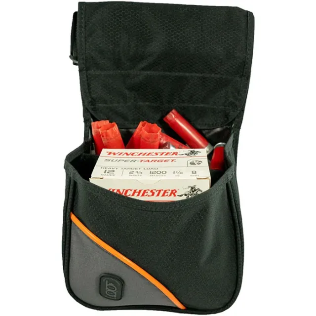 Bob Allen BA430 Club Series Divided Shell Pouch Black Nylon 26-50" Belt - View 3