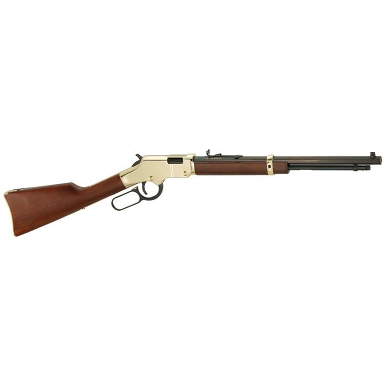Henry H004Y Golden Boy 22 Short Long LR Caliber 12 LR 16 Short Capacity 17" Barrel Brasslite Metal Finish American Walnut Stock Right Hand - View 2