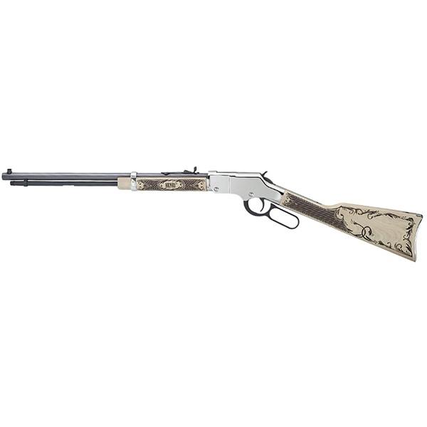 Henry H004AE American Eagle .22 S/L/LR 20 in Octagon Blued Lever Action - View 2