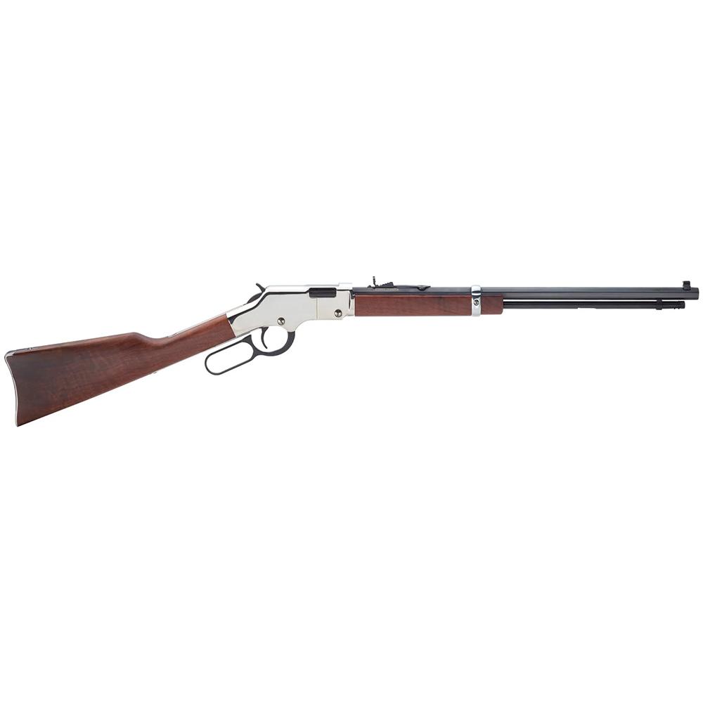 Henry H004SM Golden Boy Silver 22 WMR Lever Action 20 in Barrel Nickel Fini - View 2