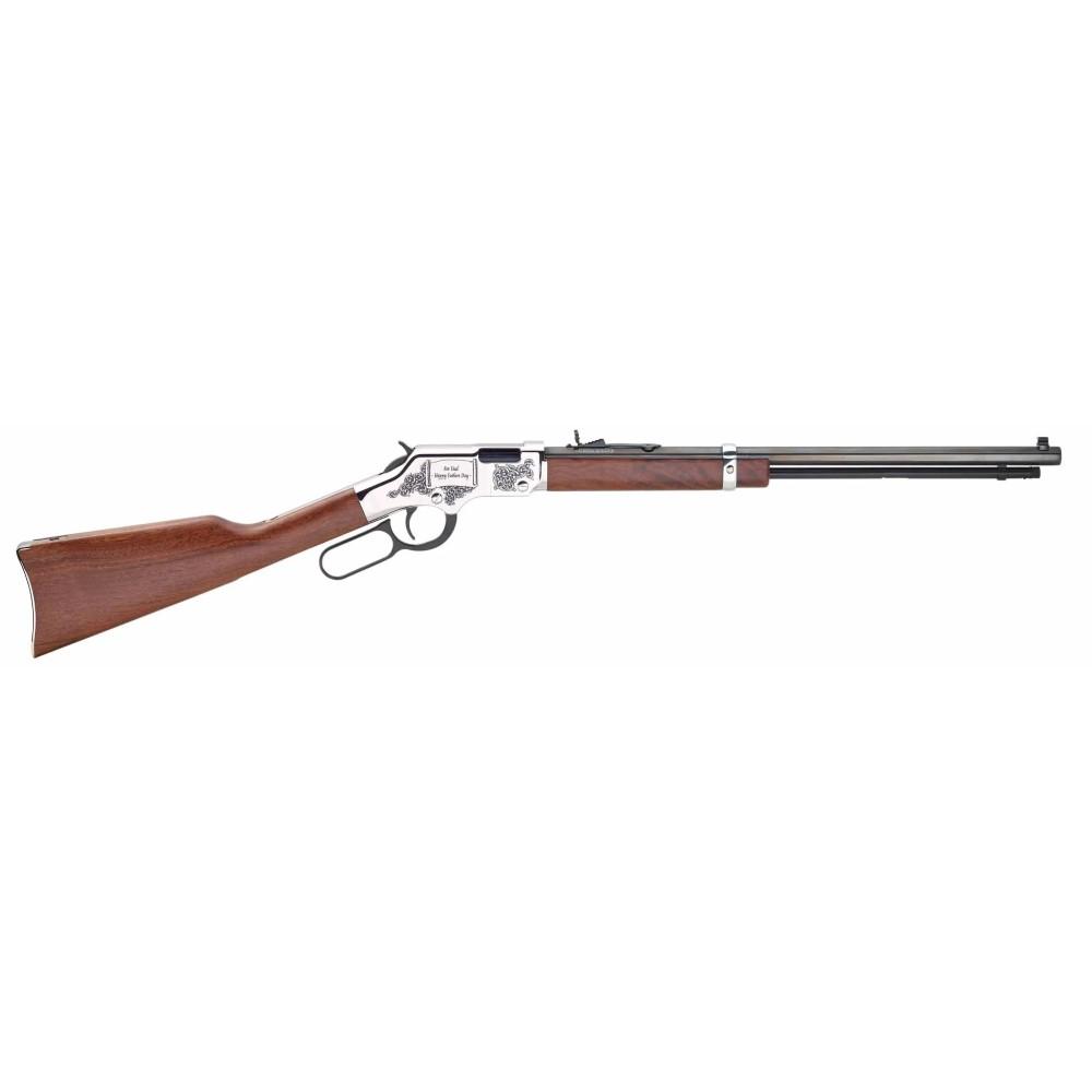 Henry H004SFD Golden Boy .22LR 20in Octagon Lever Action 16rd Blued/Walnut - View 2