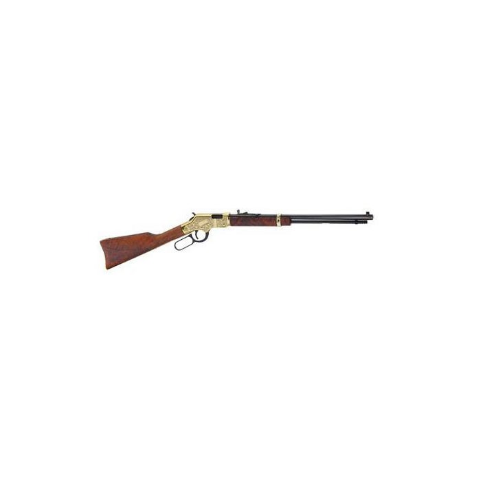 Henry H004VD3 Golden Boy Deluxe 17 HMR Lever Action 20 in Blued 11 Rounds - View 2