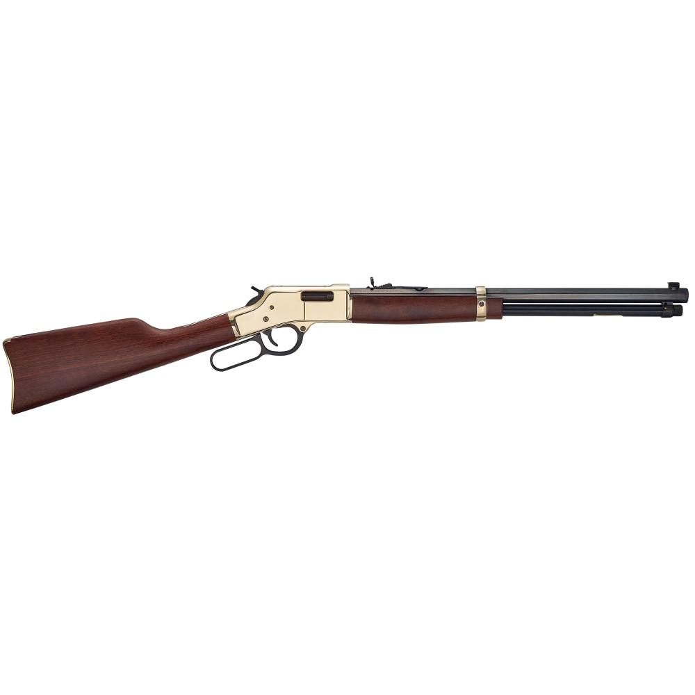 Henry H006M41 Big Boy Classic 41 Rem Mag 10+1 20" Blued Octagon Barrel Polished Brass Walnut Right Hand - View 2