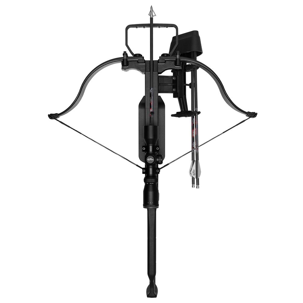 Excalibur E74474 MAG Air Crossbow 340 FPS Black with Scope & Quiver - View 2
