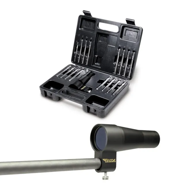 BSA Optics BS30 Bore Sight Kit Multi-Caliber Hard Case 15 Arbors - View 2