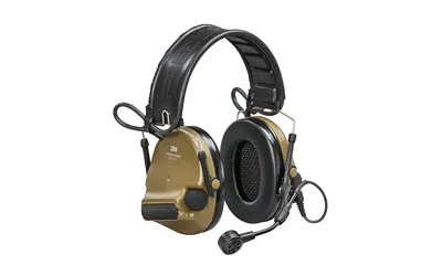 3M Peltor MT20H682FB-09NCYS ComTac VI Earmuff, Coyote Brown, NIB Wireless - View 2