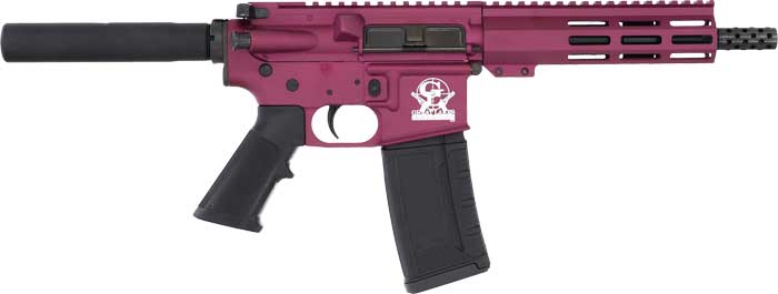 GLFA GL15223PCHY 223 Wylde AR15 Pistol 7.5" Black Cherry 30rd Mag - View 2