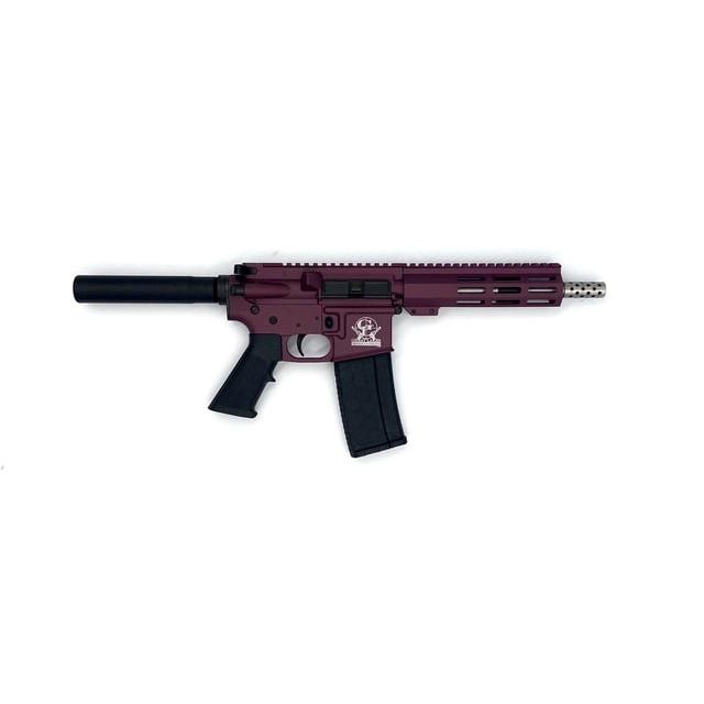 Great Lakes GL15223SSPCHY .223 Wylde AR15 Pistol 7.5" Barrel Black Cherry - View 2