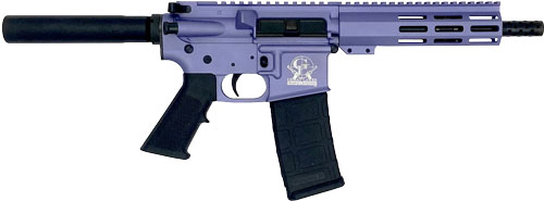 GLFA GL15223PORC .223 Wylde AR-15 Pistol 7.5" Black Nitride Wild Orchid - View 2