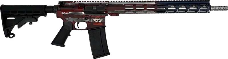 GL15223SSFAMF GLFA Battleworn American AR-15 5.56 NATO Semi-Auto Rifle - View 2