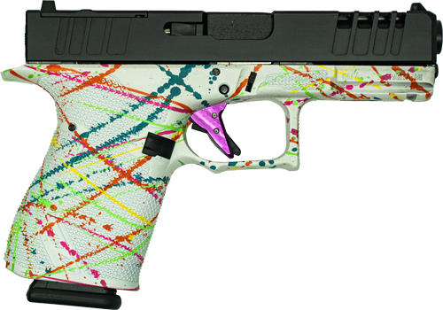 GLFA GL19SWHT 9mm Pistol 4" Barrel 15rd Splatter White Frame - View 2