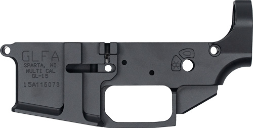 Great Lakes GL15 BLK S Aluminum Black AR15 Lower Receiver - View 2