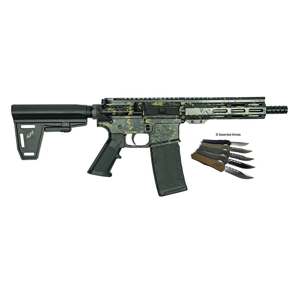 Great Lakes GL15 223 5.56 7.5in Pistol Brace Black - View 2