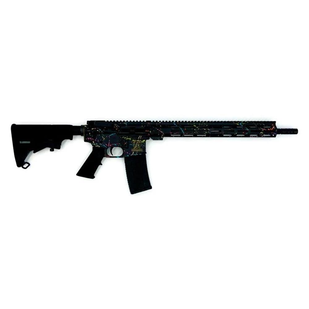 GL15223SBLK GLFA 223 Wylde Rifle 16" 1:8 Twist HBAR Cerakote Aluminum 7075 0.750 Gas Block 15.25" Full Picatinny Rail - View 2