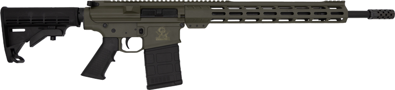 GLFA GL10308ODG AR10 .308 Win Rifle 18" Nitride Barrel OD Green - View 2