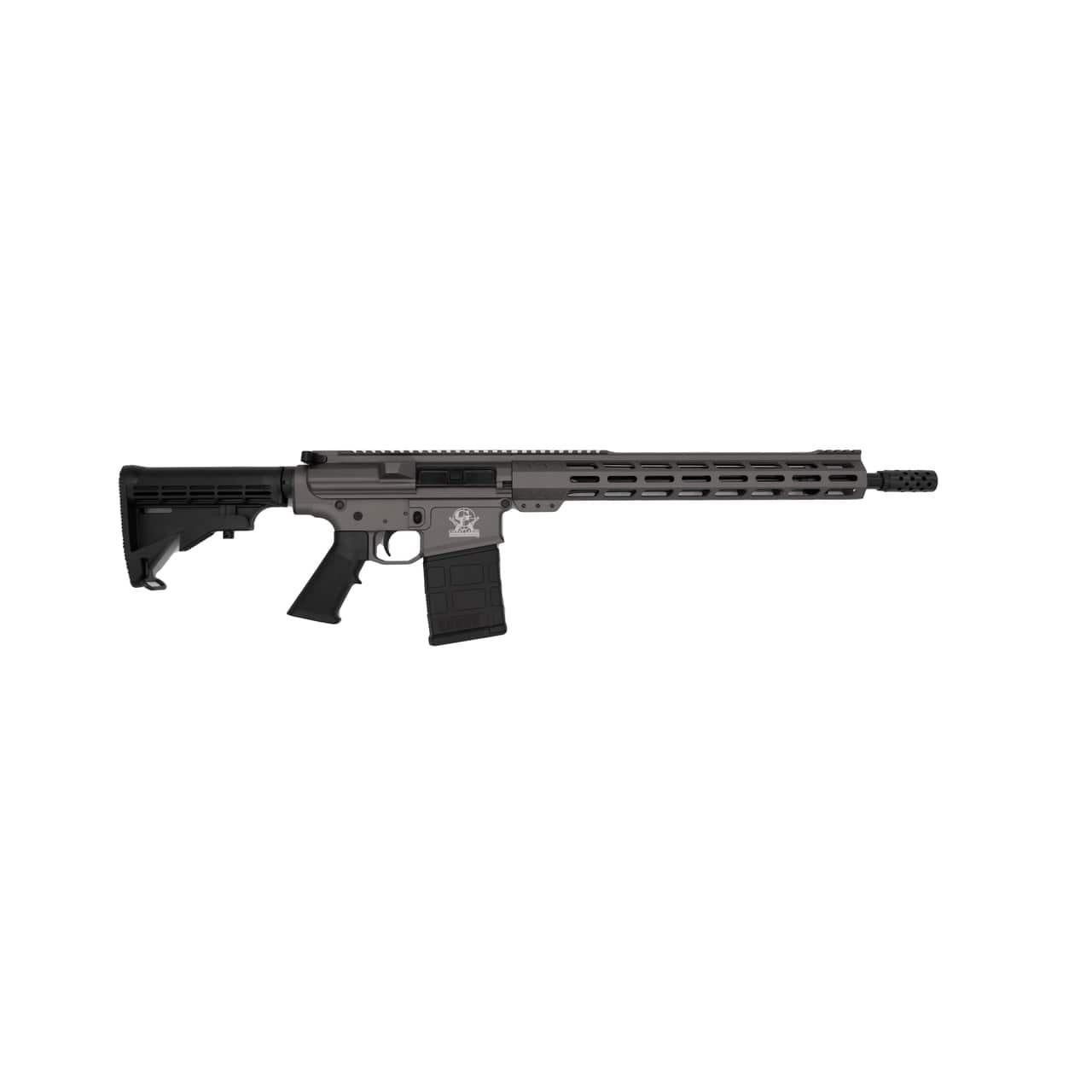GL10308SSTNG Great Lakes Firearms .308 Win Rifle 10rd Mag 16" Stainless Barrel 15 MLOK Rail Tungsten Finish - View 2