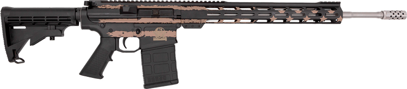 GL1065SSFDST 6.5CM AR10 Rifle 20" S/S BBL 10-SHOT Desert Flag - View 2
