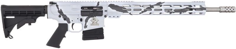 GLFA GL10308SSPSNO AR10 .308 Win Rifle 18" SS Barrel Snow Camo 10rd - View 2