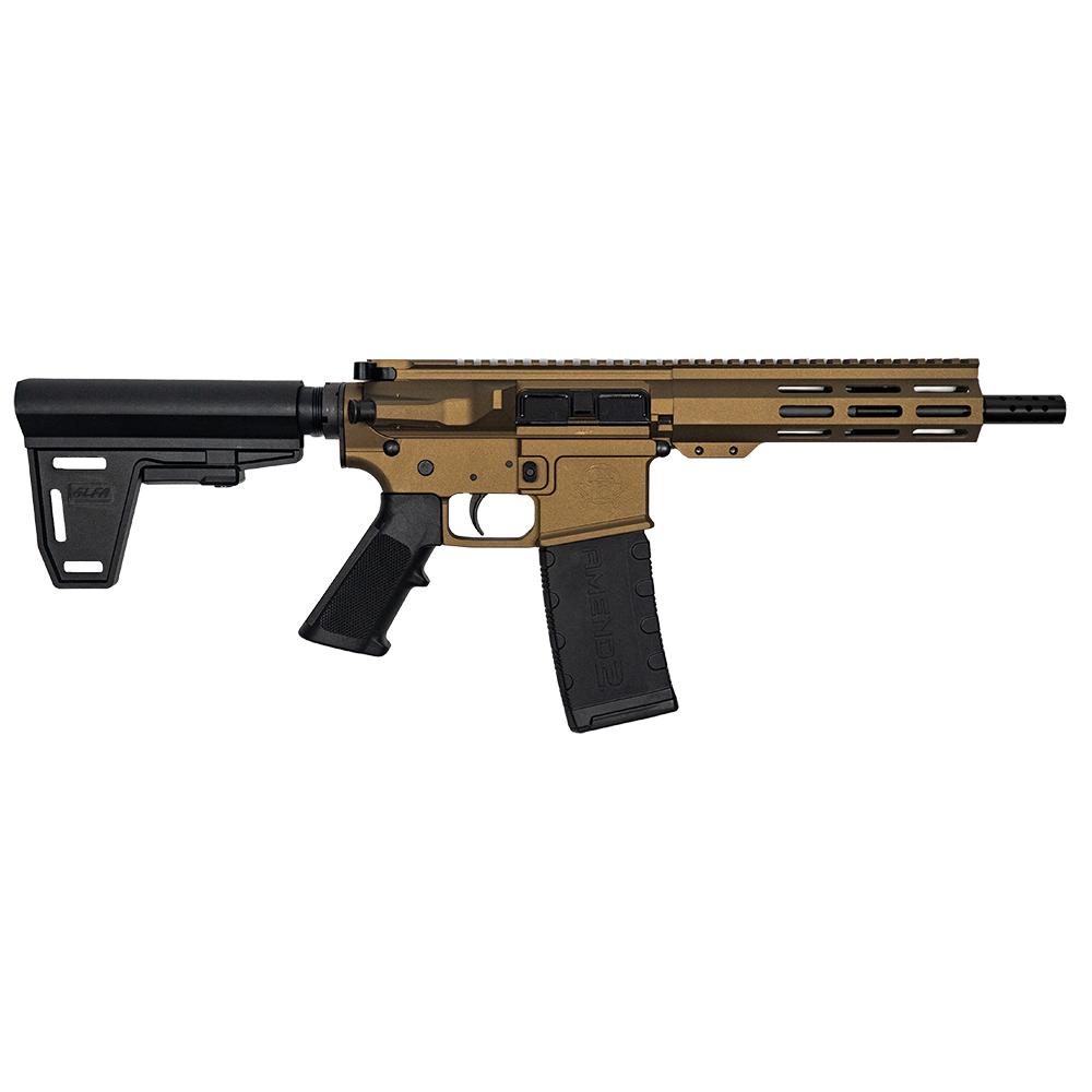 GLFA AR15 Pistol 223 Wylde 7.5 in Bronze Finish 30 Round Capacity - View 2