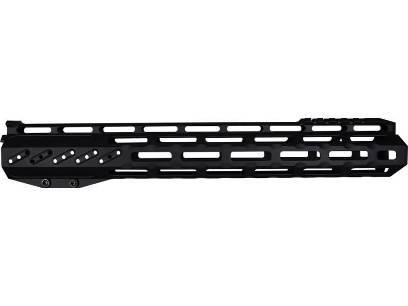 FosTech 6700-BLK Mach-2 Lite 13" Rail AR-15 Graphite Black M-LOK - View 2