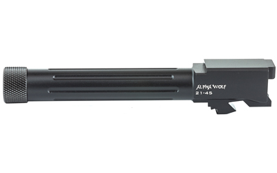 Lone Wolf AW-2145TH AlphaWolf Barrel 45 ACP Threaded Fluted 416R Steel - View 4