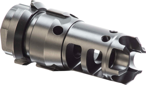 Lantac DGN9MMDWM Dragon Muzzle Brake 9mm 1/2-28 Dead Air Keymo Wolfman - View 2