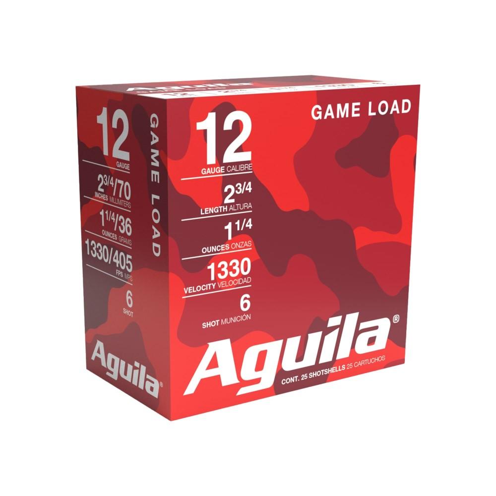12 Ga Lead-6 1-1/4 oz 2-3/4" 25 Rds Aguila Shotgun Ammo - View 2