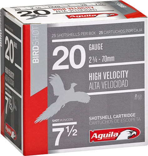 Aguila 1CHB2007 20GA 2.75" 1oz #7.5 Shotshells 250rd Case - View 2