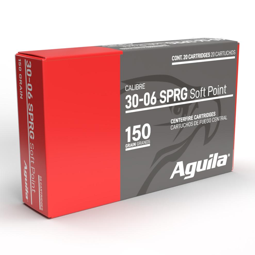 Aguila 8108AG .30-06 Springfield 150gr InterLock BTSP Ammo 20 Rounds - View 2