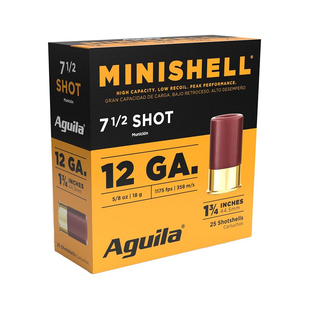 Aguila 1CHB1387 Minishell 12 Gauge 1.75" 5/8oz #7.5 25 Rounds - View 2