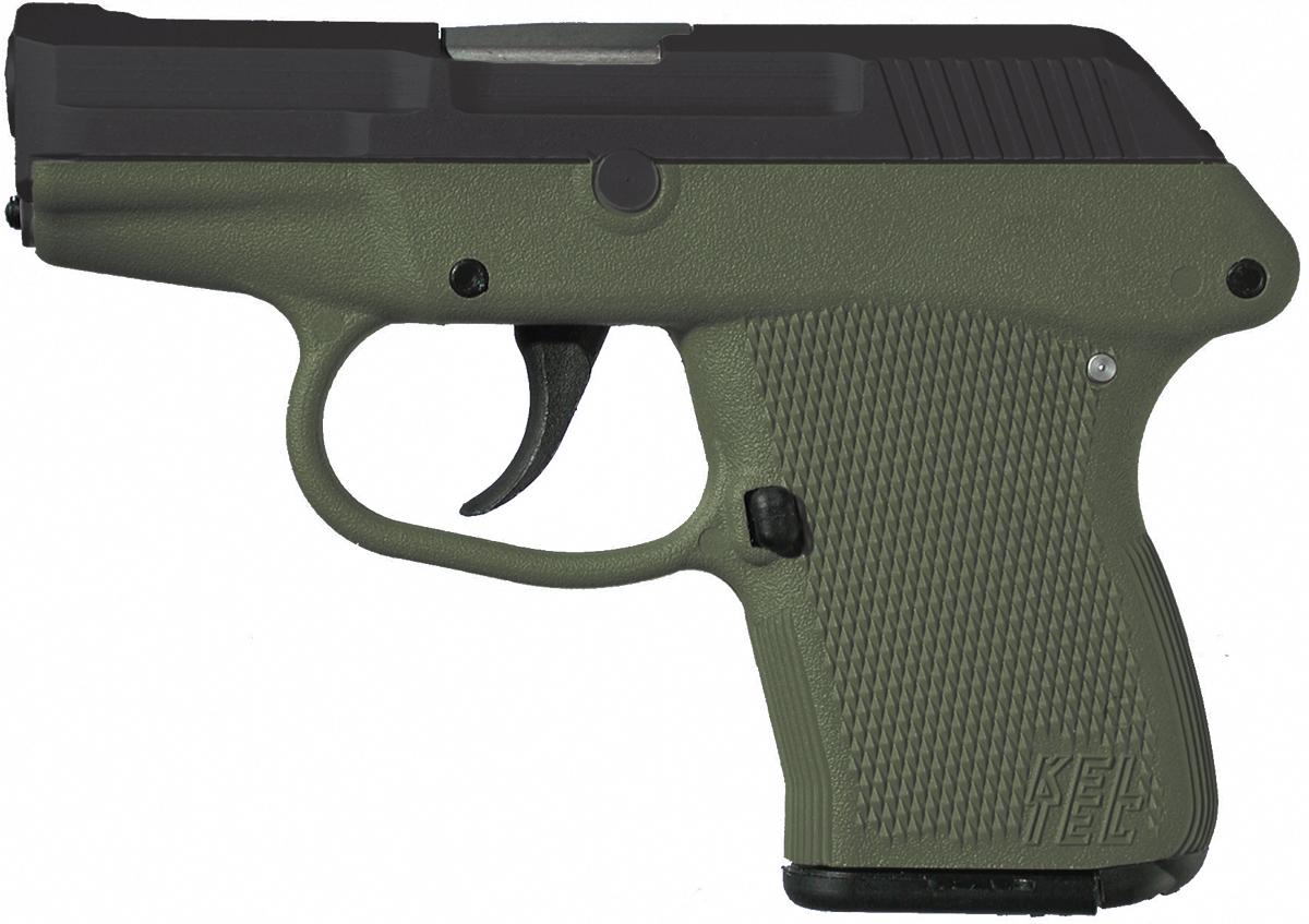 KelTec P32B Pistol Blued Slide Green Grip 7RD - View 2
