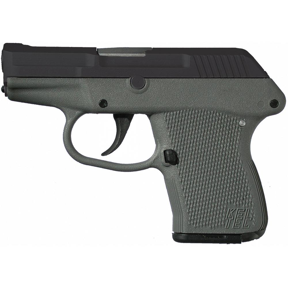 Kel-Tec P-32 Lightweight Compact Pistol, .32 ACP, 7-Round Capacity, 2.7" Barrel, Black/Grey Polymer Frame, DAO Trigger, P32BGRY - View 2