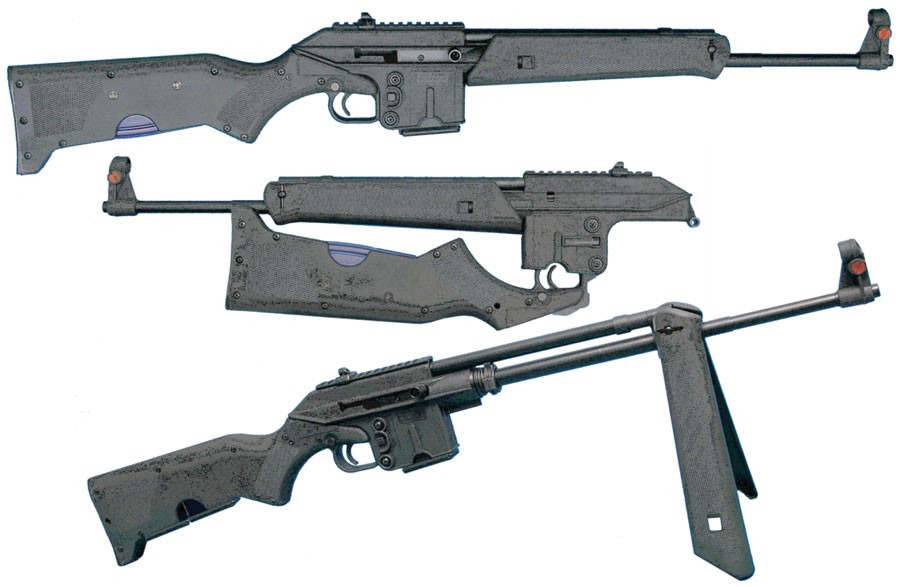 Kel-Tec SU16ABLK Semi-Loading Rifle, 5.56x45mm NATO Caliber, 18.5" Barrel, 10+1 Capacity, Black Metal Finish, Right Hand Orientation - View 2