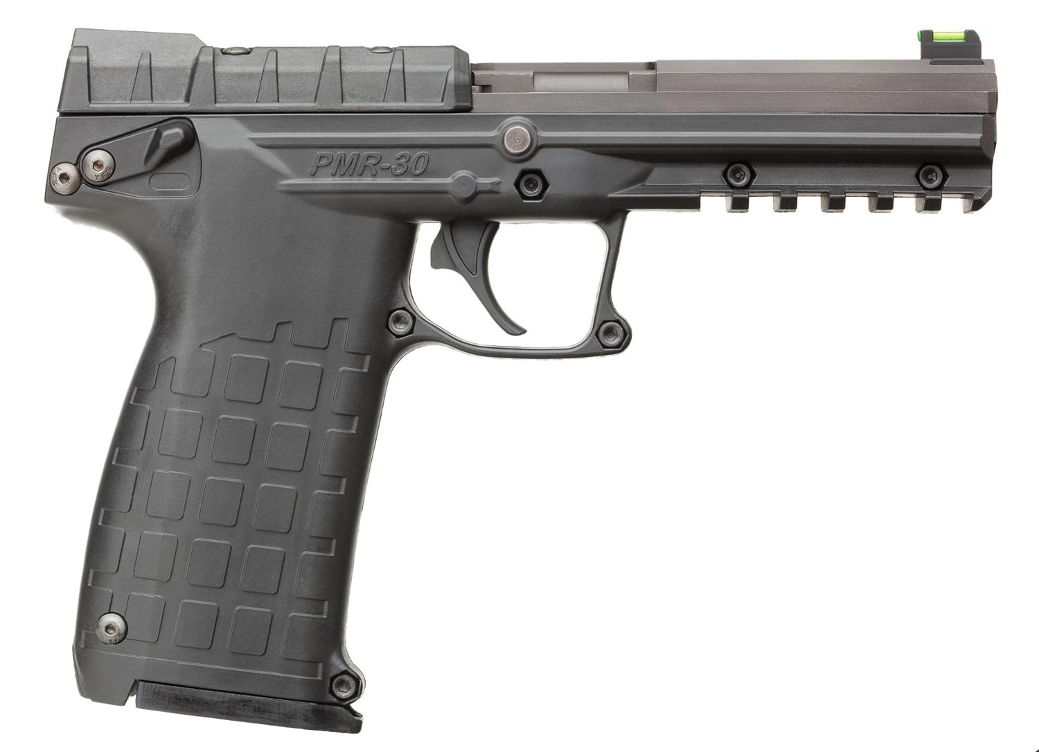 Kel-Tec PMR30BBLK High-Capacity .22 Magnum Semi-Auto Pistol: Lightweight, Compact, 4.3-Inch Fluted Steel Barrel, 30+1 Rounds, Picatinny Rail, Black Polymer Grip - View 2