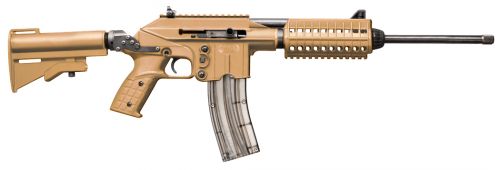Kel-Tec SU22ETAN 22LR 16" Semi-Auto Rifle, Tan, Collapsible Stock, Rail - View 2