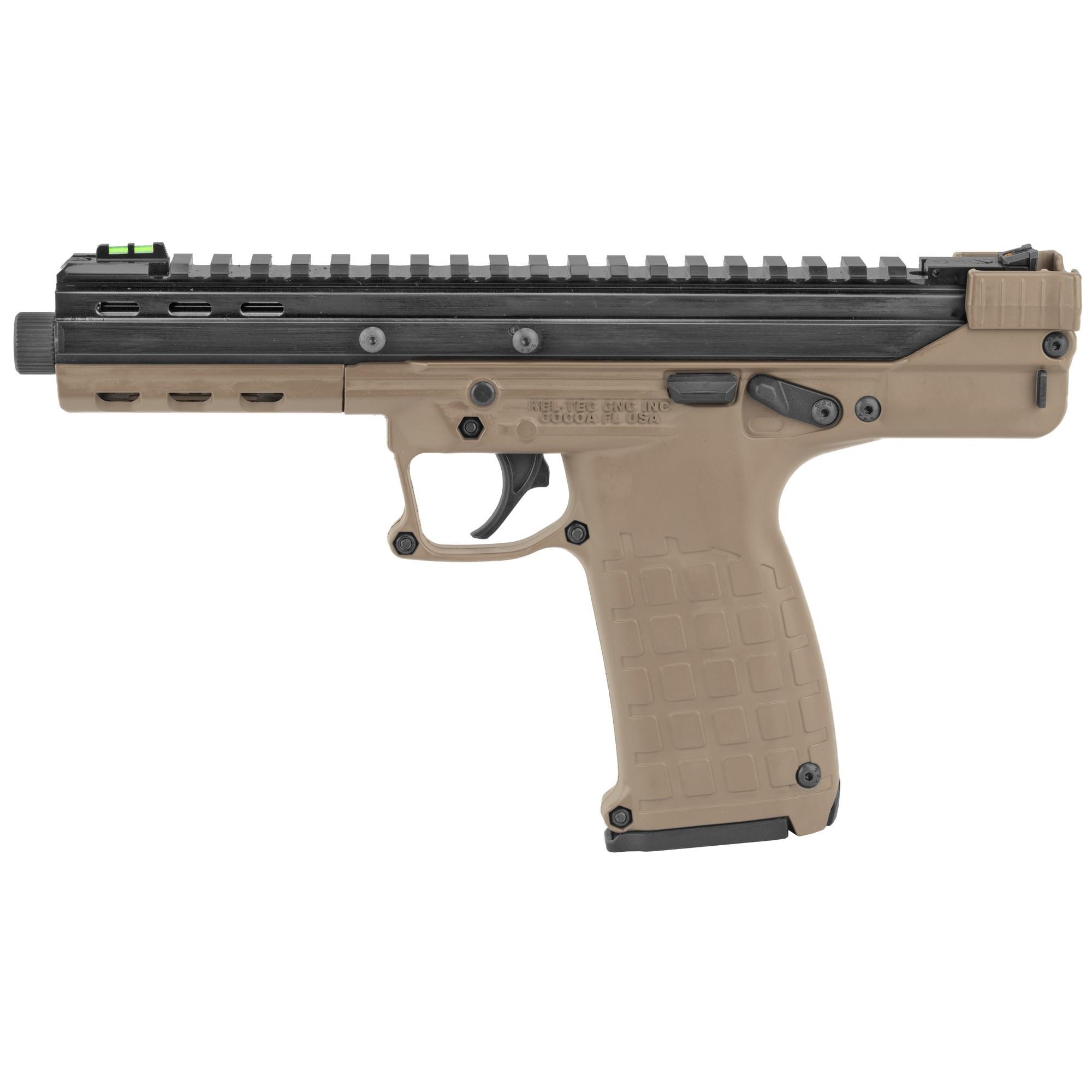 Kel-Tec CP33TAN CP33 22 LR 33+1 5.50" Black Ported/Threaded Barrel... - View 2