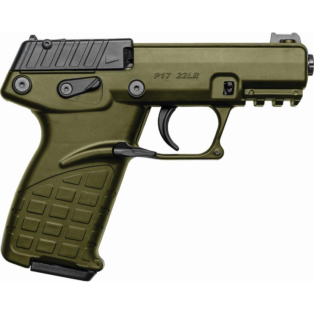 KelTec P17 Semi Auto Pistol 3.93" Barrel 22LR 16rd P17GRN - View 2
