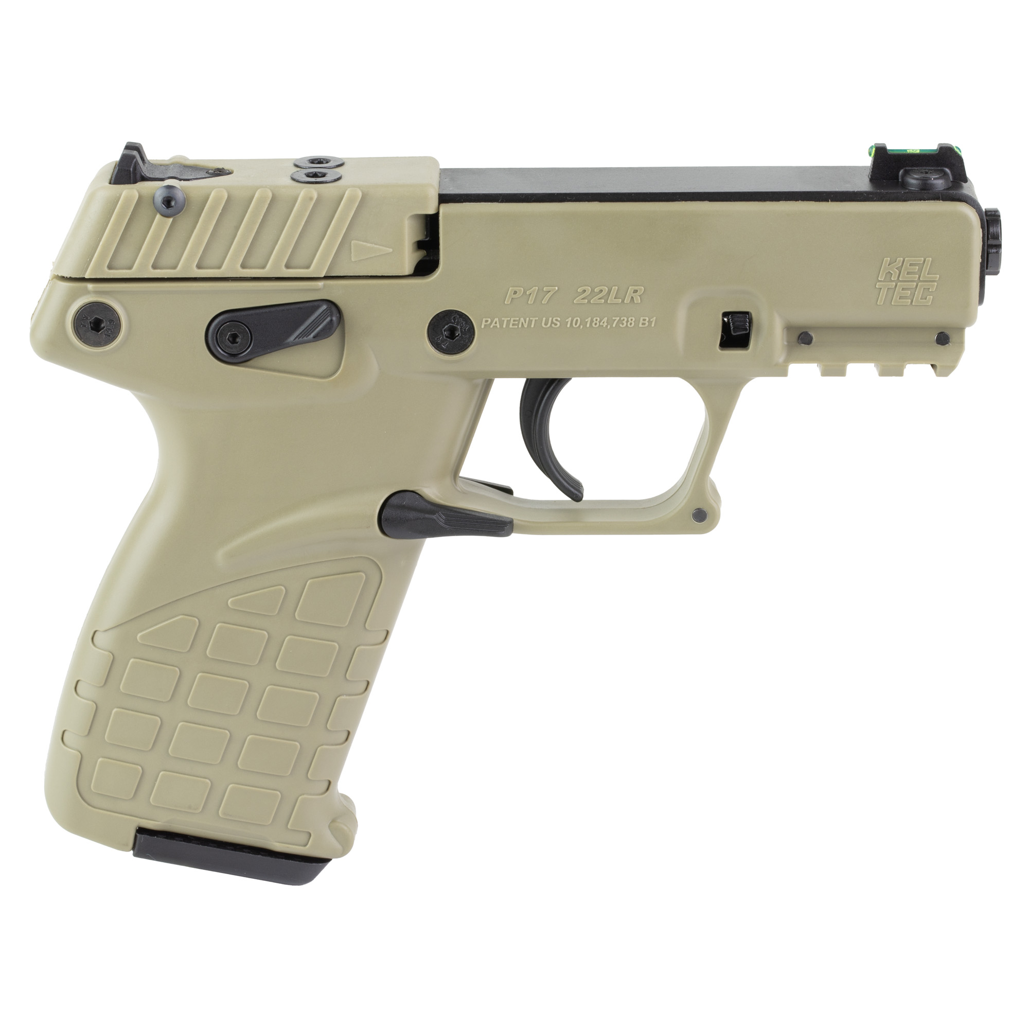 KEL-TEC P17 .22LR 3.8in 10rd Tan Semi-Automatic Pistol (P17BTAN10) - View 2