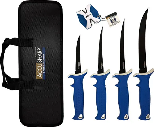 AccuSharp 737C Knife Kit 4.75 5.50 6.50 8 Inch Satin Stainless Steel - View 2