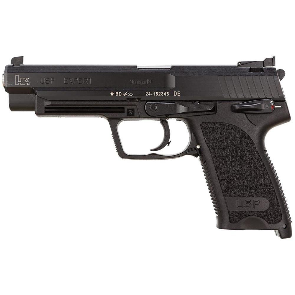 H&K USP9 Expert V1 9mm 5.2in Black 10rd DA/SA Pistol - View 2