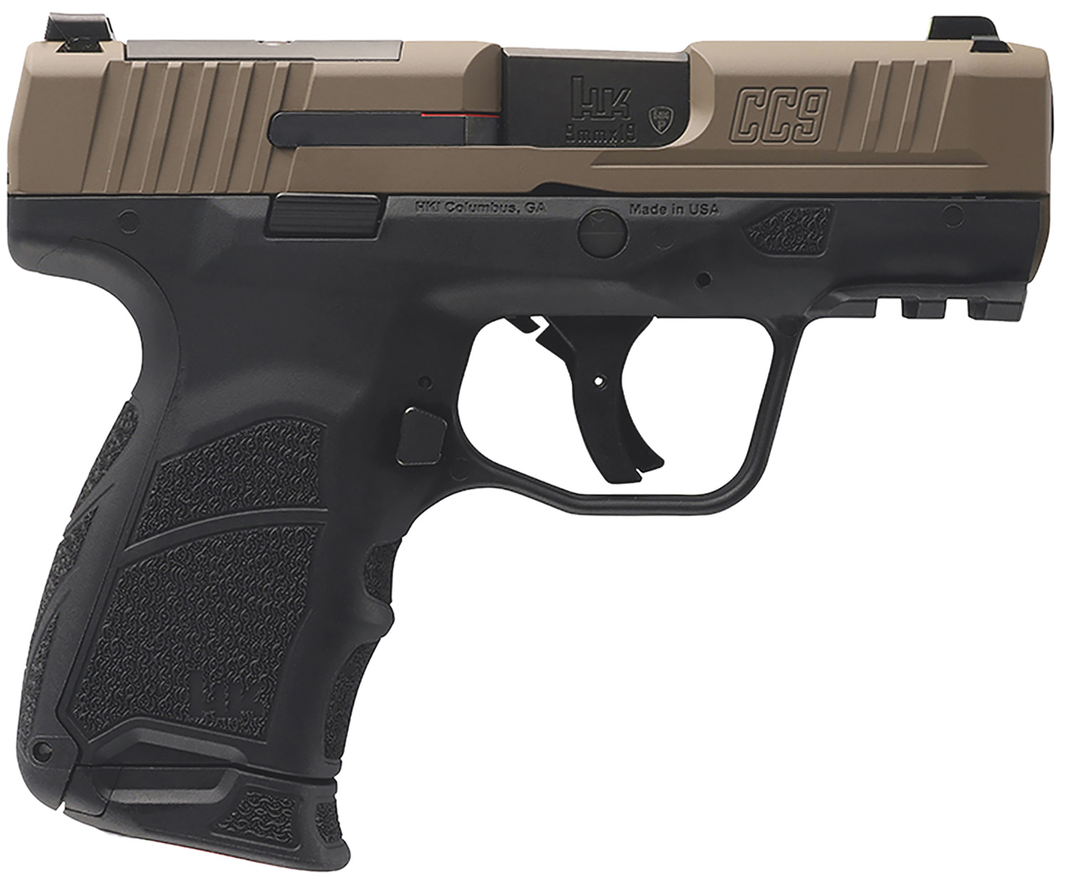 HK 81001193 PI CC9 H267 9MM OR 2X10R FDE - View 2