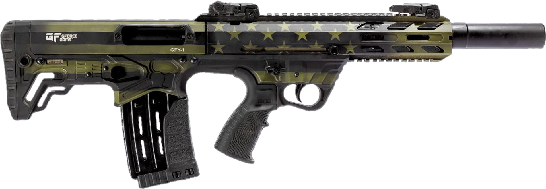 G-Force Arms GFY-1 Bullpup Shotgun 12ga 20" 5rd Flip-Up Sights - View 2