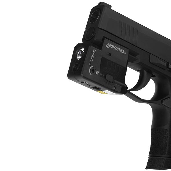 Nightstick TSM-13G Subcompact Weapon Light Sig P365 150 Lumens Green Laser Aluminum Black - View 2