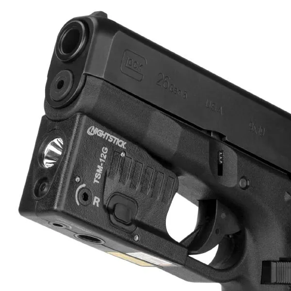 Nightstick TSM-12G Light Glock 26 27 33 150 Lumens Green Laser Black - View 2