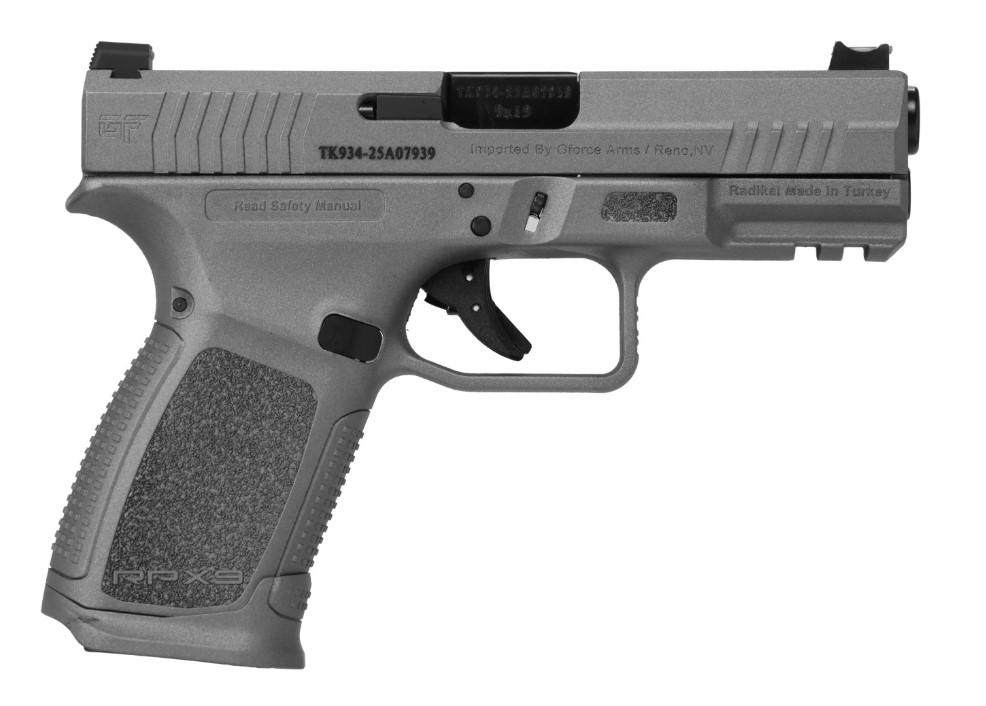 G-Force RPX9 Exodus Gray 9mm 4.02" Barrel 15-Rounds - View 2