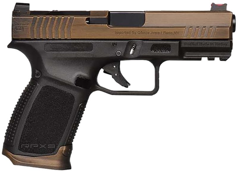 GForce Arms RPX9 9mm Pistol 15+1 Worn Bronze Slide Fiber Optic Sights - View 2