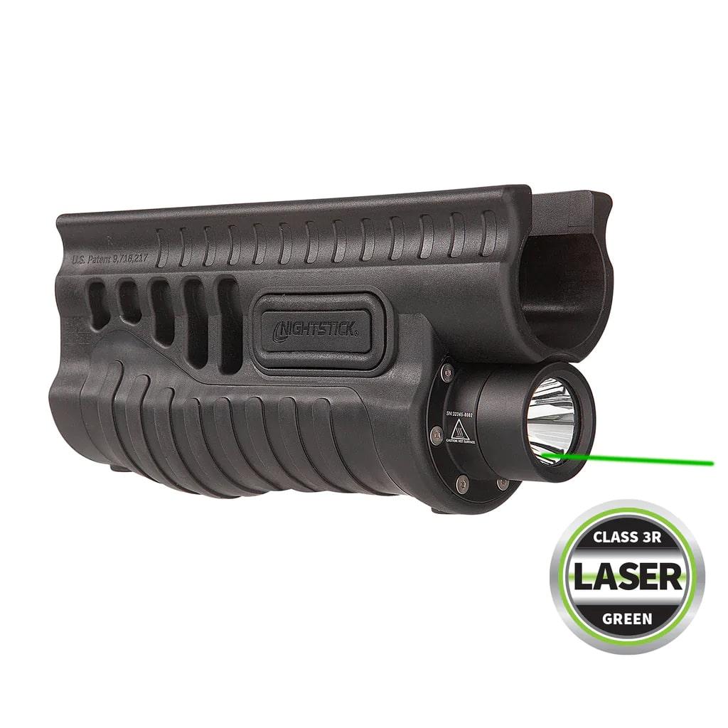 Nightstick Shotgun Forend Light/Green Laser for Remington 870/TAC-14 - View 2