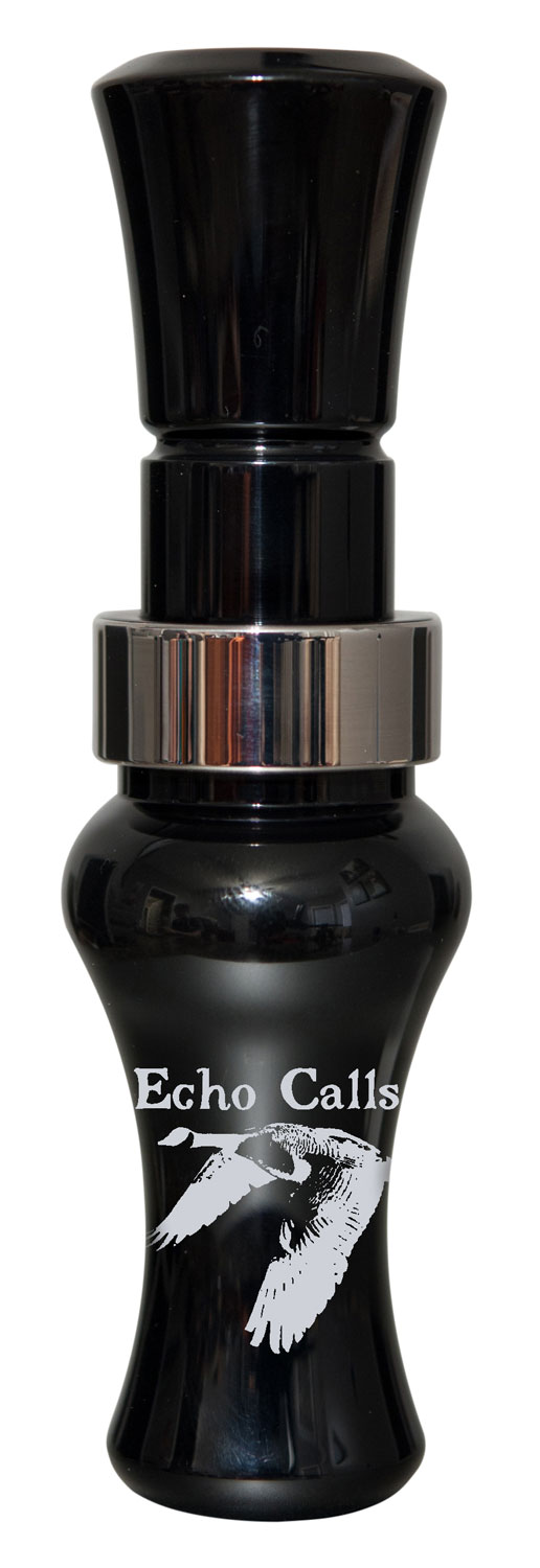 Echo Calls Black Acrylic Goose Call 90001 - Adjustable, Stainless Steel Band, Laser Engraved Logo - View 2